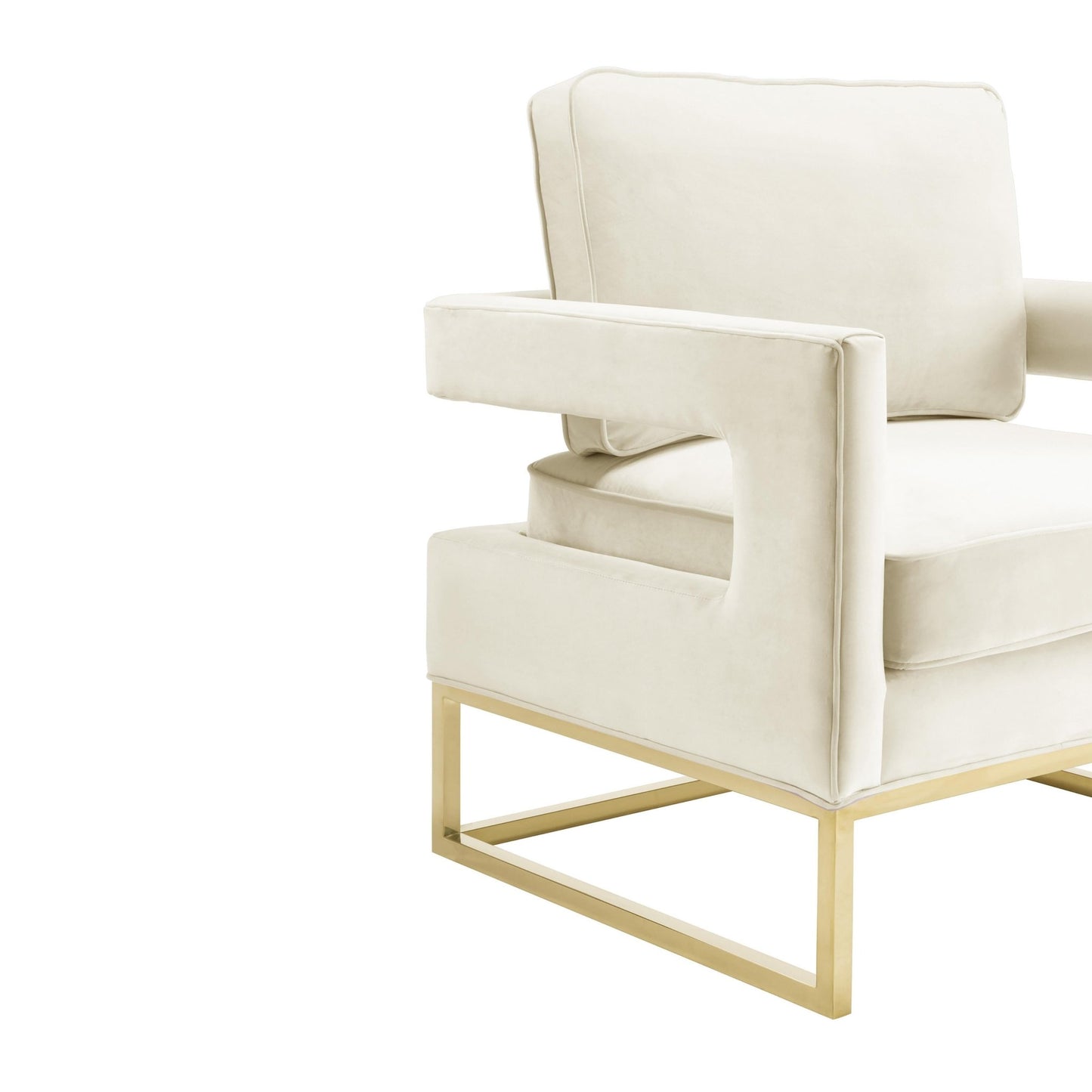 Avery Cream Velvet Chair - Skandi London