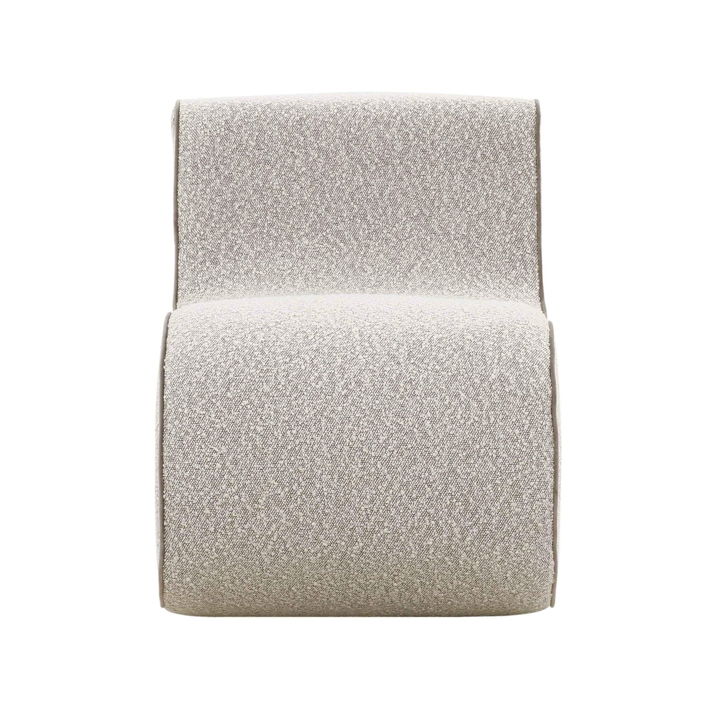 Senna Speckled Grey Boucle Accent Chair - Skandi London