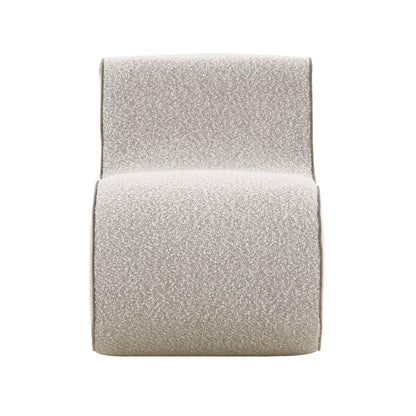 Senna Speckled Grey Boucle Accent Chair - Skandi London