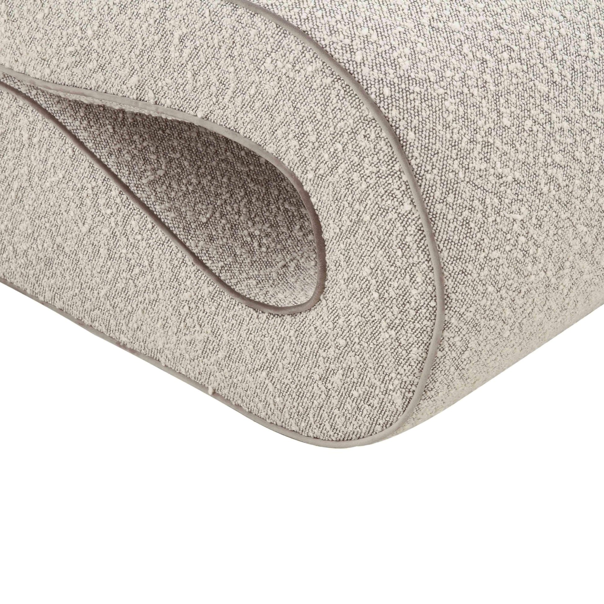 Senna Speckled Grey Boucle Accent Chair - Skandi London