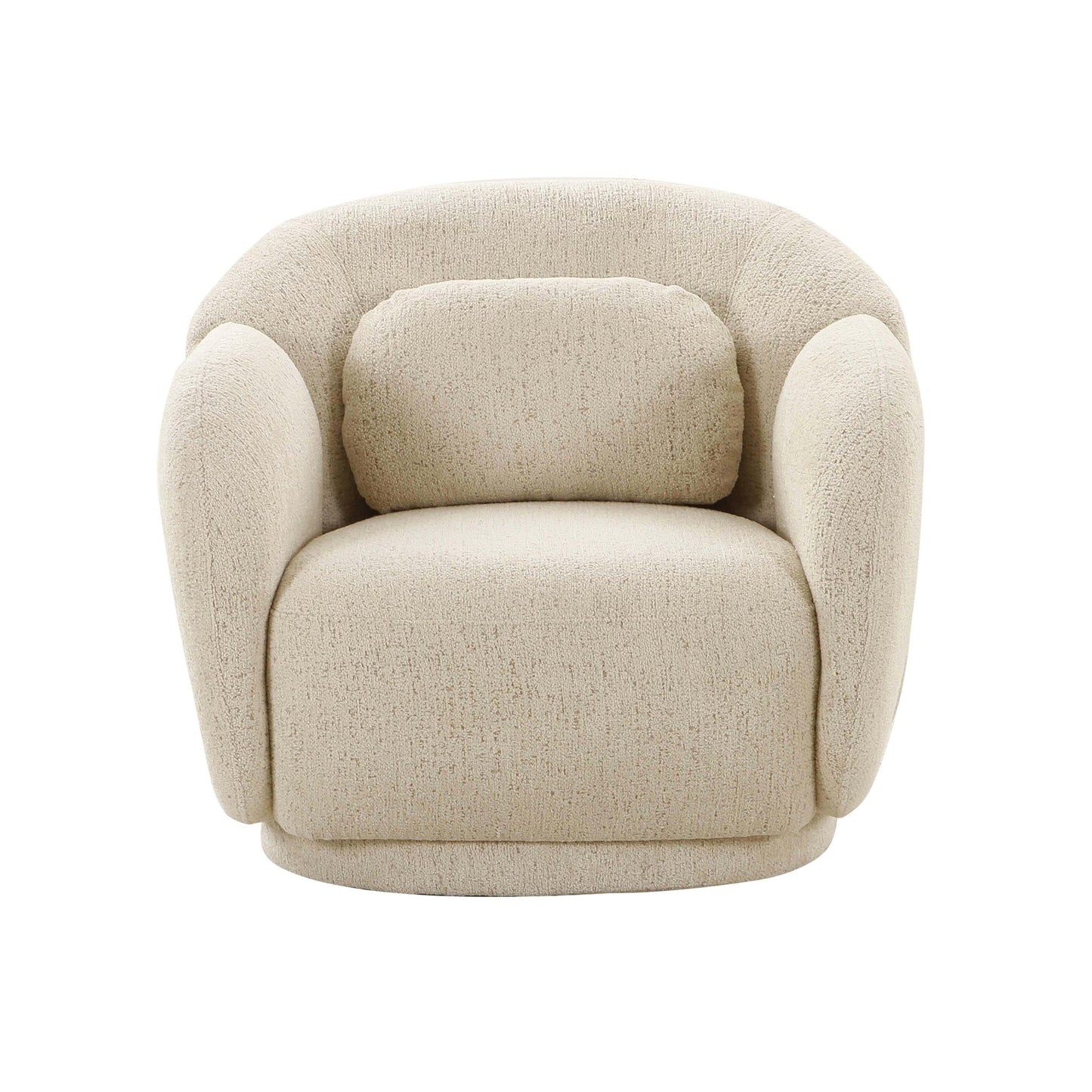 Misty Cream Boucle Accent Chair - Skandi London