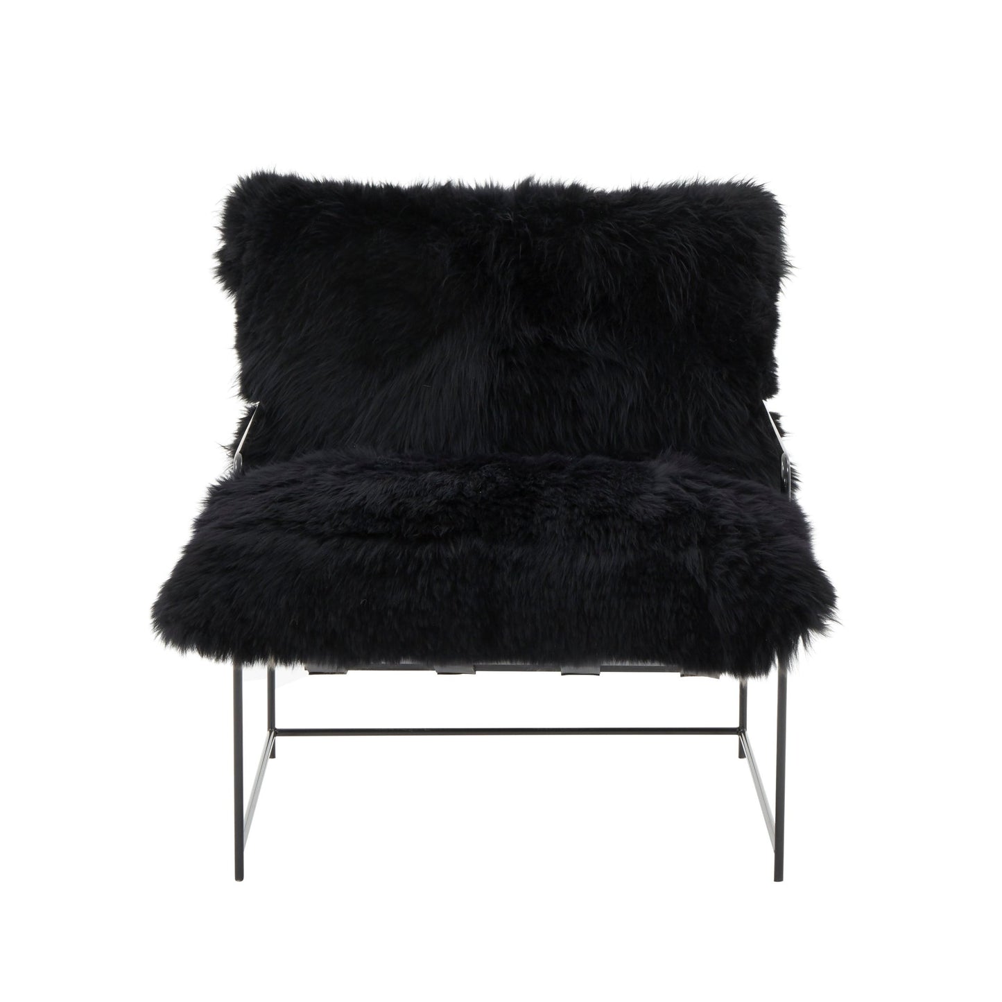 Kimi Black Genuine Sheepskin Chair - Skandi London