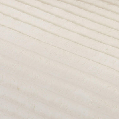 Tarra Fluffy Oversized Cream Corduroy Armchair - Skandi London