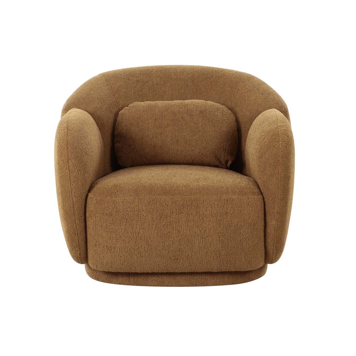 Misty Brown Boucle Accent Chair - Skandi London