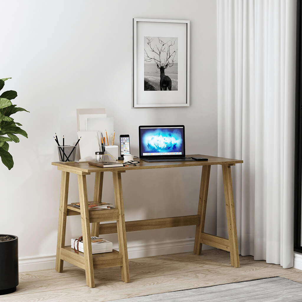 Soho Nordic Workstation Oak - Skandi London