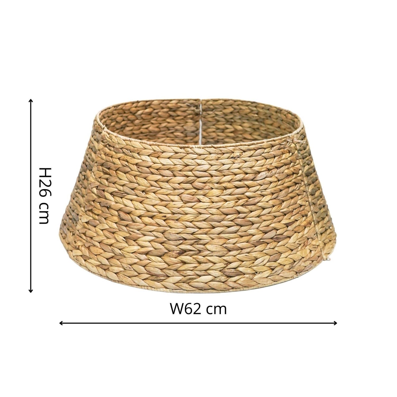 Hellis Water Hyacinth Foldable Round Tree Skirt Medium - Medium - Skandi London