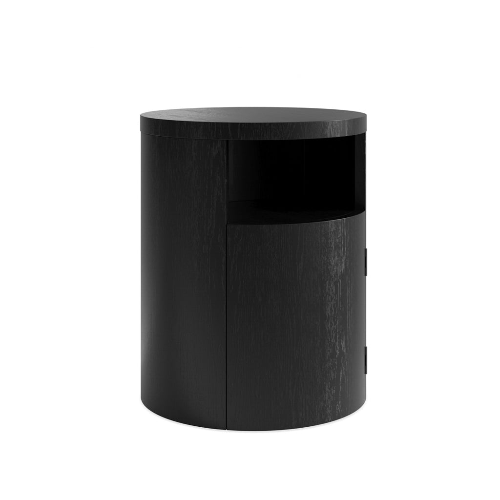 Nova Black Bedside Cabinet - Skandi London