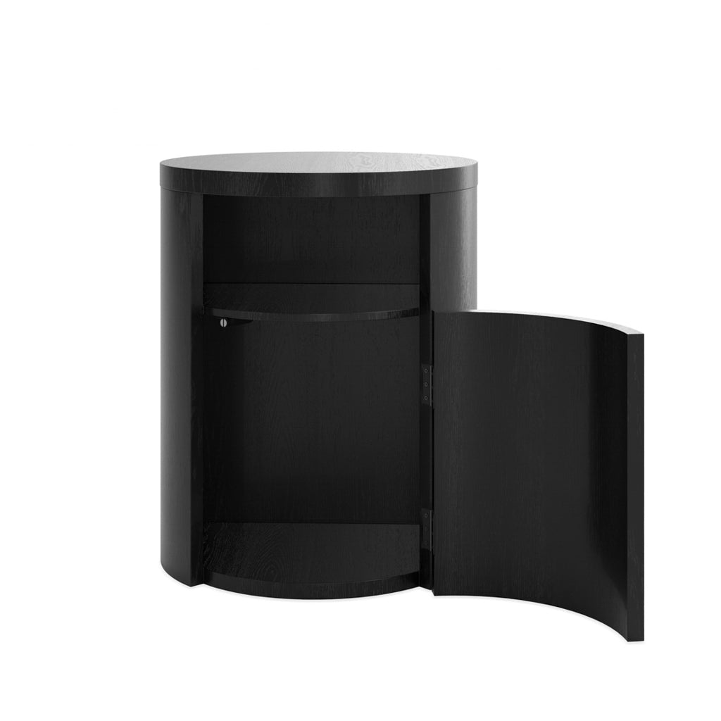 Nova Black Bedside Cabinet - Skandi London