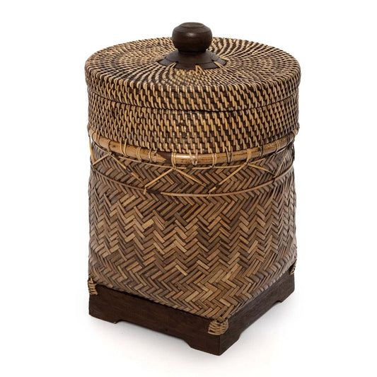 The Bathroom Bin Basket - Natural Brown - Skandi London