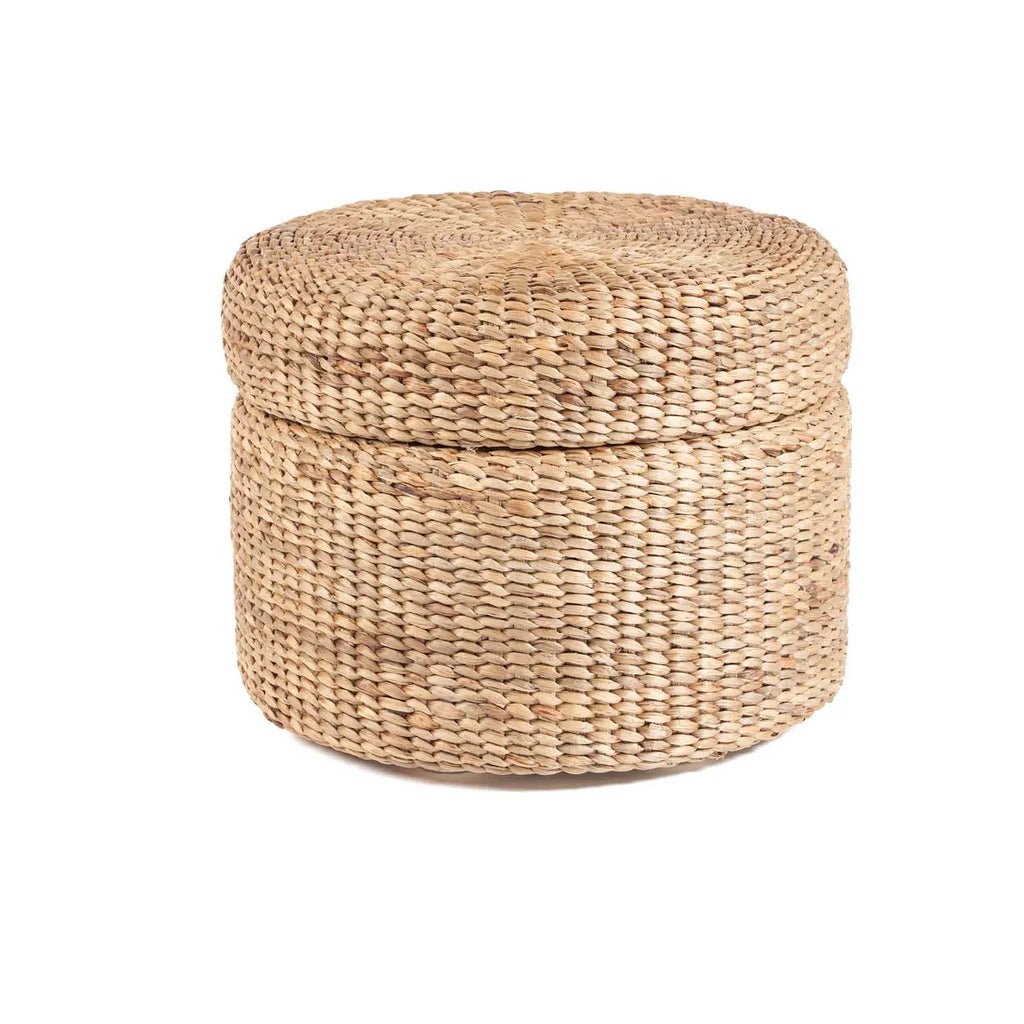 The Circle Storage Ottoman - Natural - Skandi London