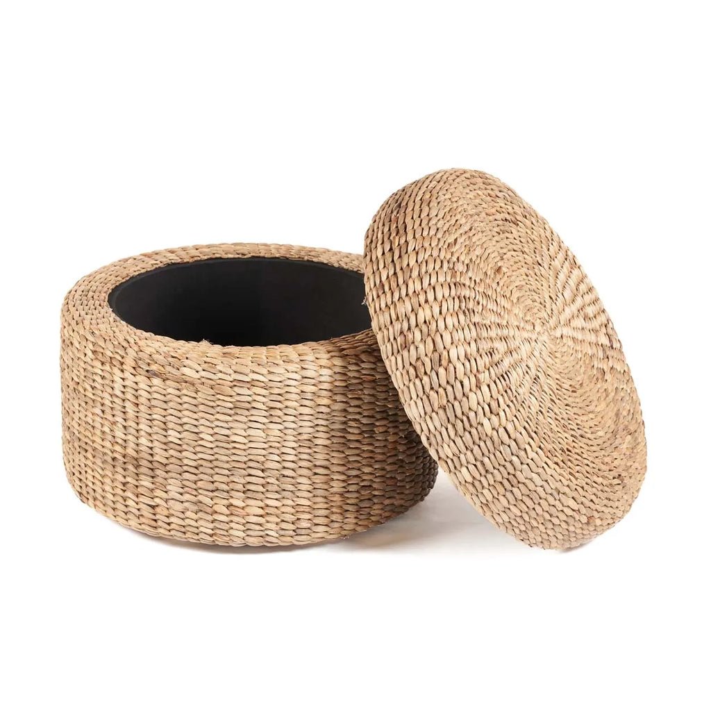 The Circle Storage Ottoman - Natural - Skandi London