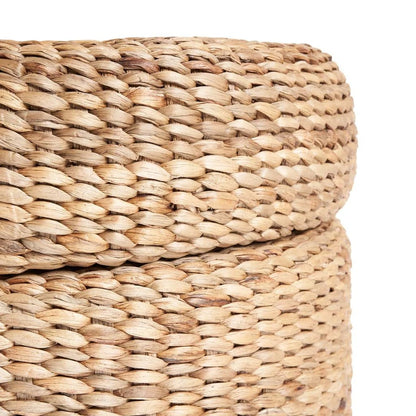 The Circle Storage Ottoman - Natural - Skandi London