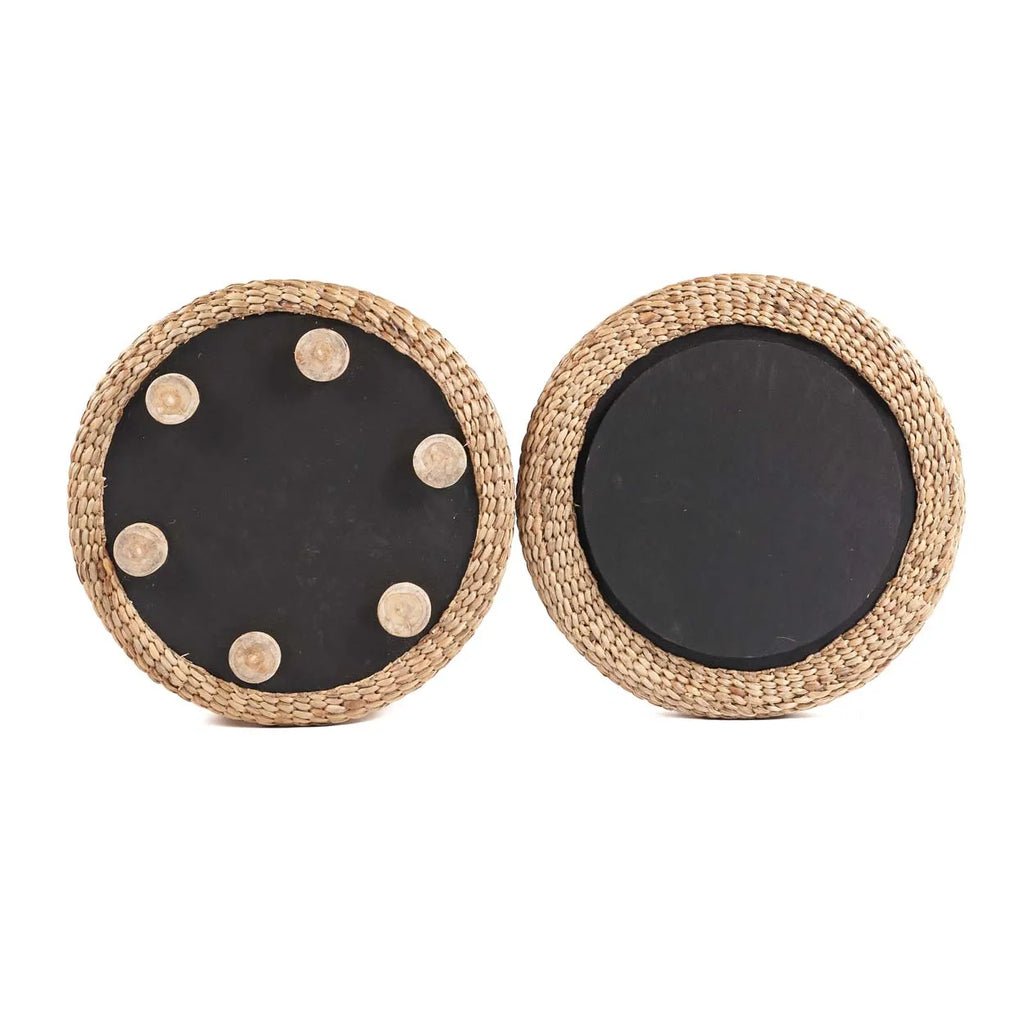 The Circle Storage Ottoman - Natural - Skandi London