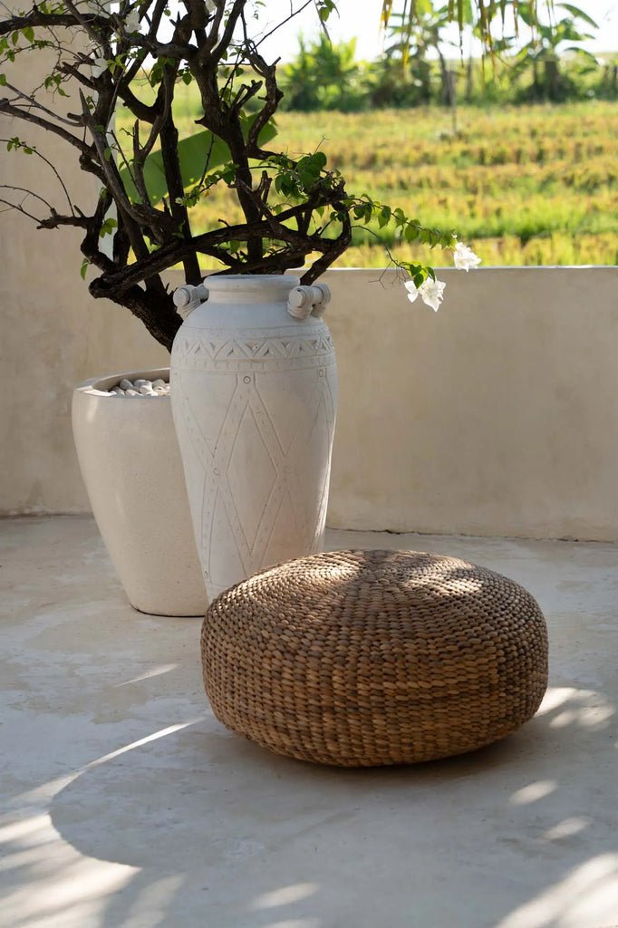 The Hyacinth Pouffe - Natural - Medium - Skandi London