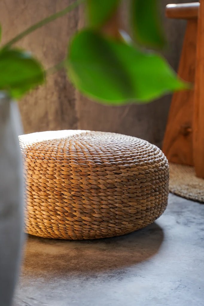 The Hyacinth Pouffe - Natural - Medium - Skandi London