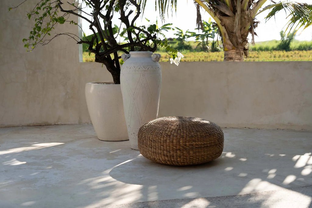 The Hyacinth Pouffe - Natural - Medium - Skandi London