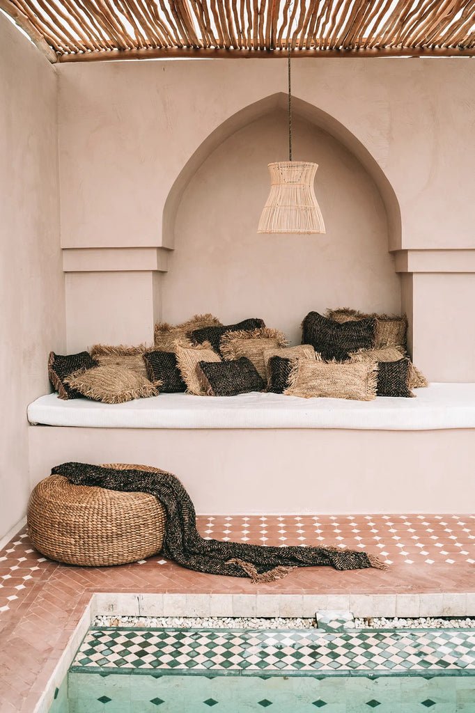 The Hyacinth Pouffe - Natural - Medium - Skandi London
