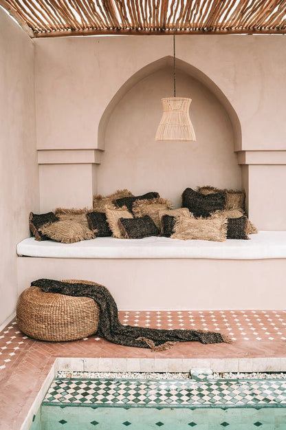 The Hyacinth Pouffe - Natural - Medium - Skandi London