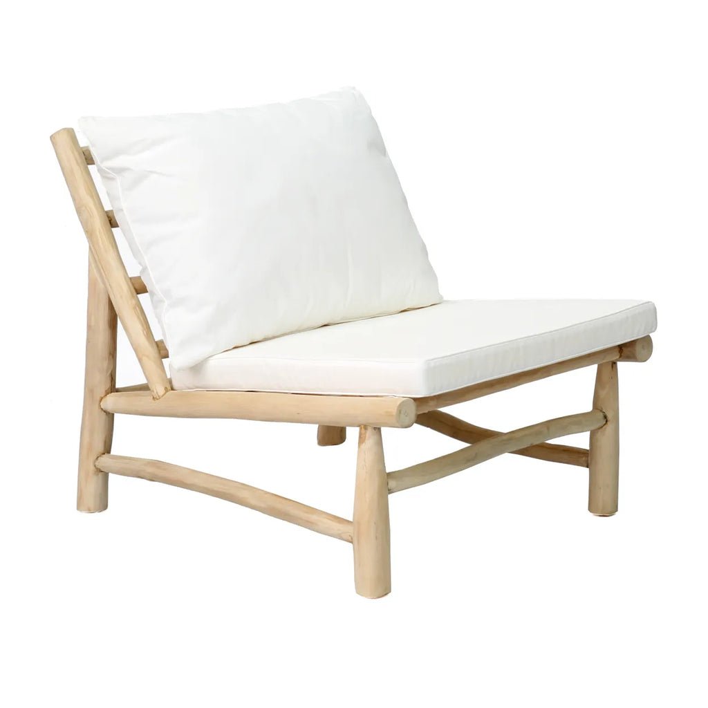The Island Single Seater - Natural White - Skandi London