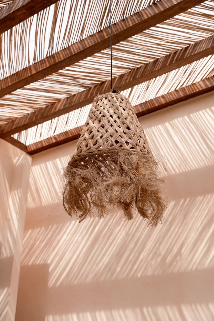 The Abaca Jelly Fish Pendant - Natural - Medium - Skandi London