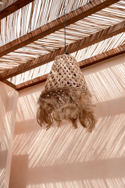 The Abaca Jelly Fish Pendant - Natural - Medium - Skandi London