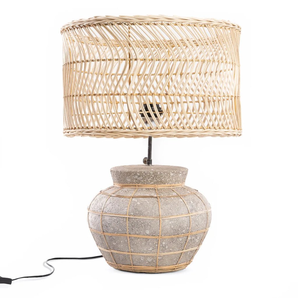 The Kythira Table Lamp - Natural Concrete - Skandi London