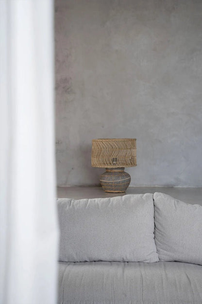 The Kythira Table Lamp - Natural Concrete - Skandi London