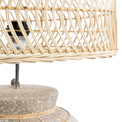 The Kythira Table Lamp - Natural Concrete - Skandi London