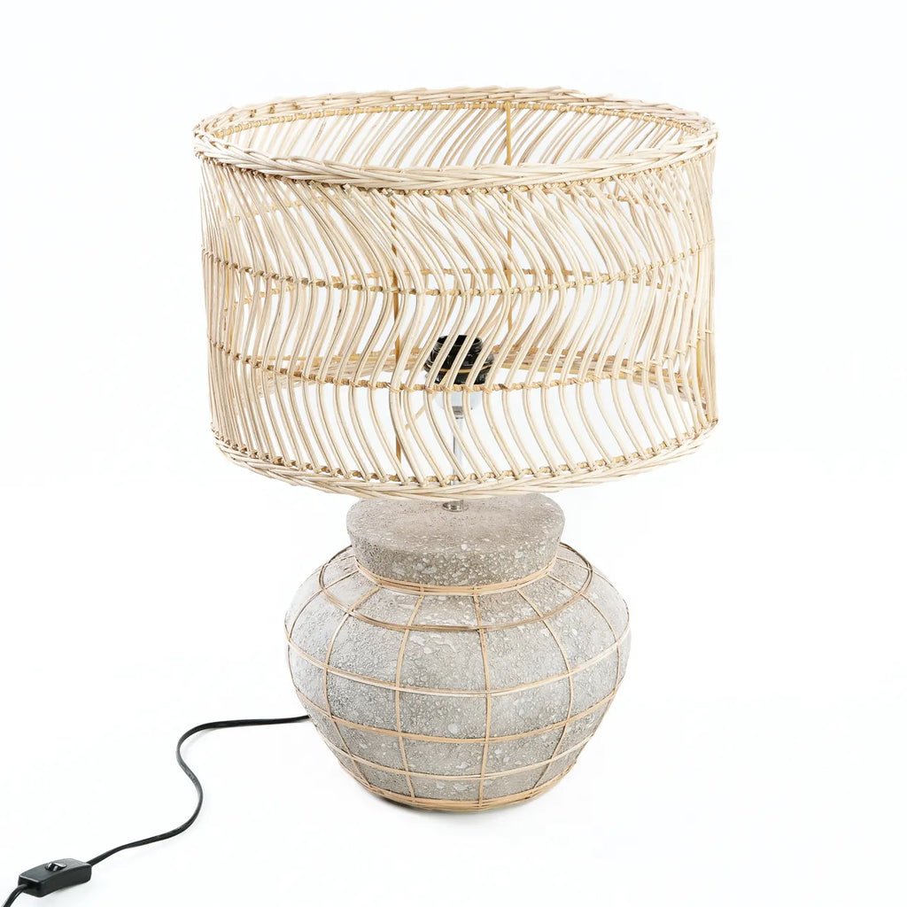 The Kythira Table Lamp - Natural Concrete - Skandi London