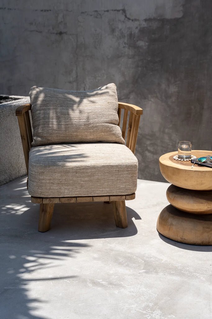 The Malawi One Seater - Natural Beige - Skandi London