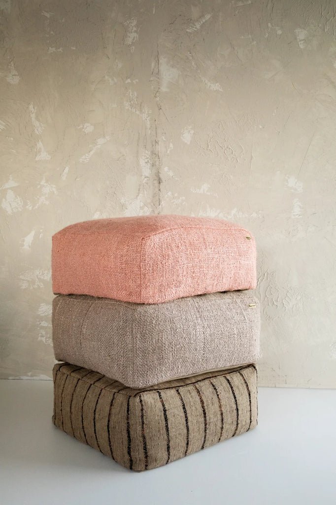 The Oh My Gee Pouffe - Beige Black - Skandi London