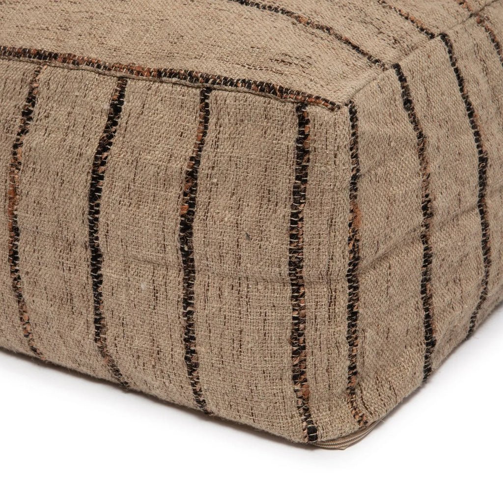 The Oh My Gee Pouffe - Beige Black - Skandi London