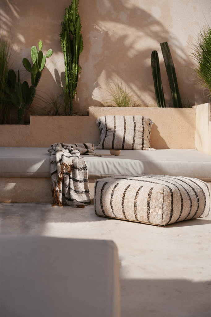 The Oh My Gee Pouffe - Bohemian White - Skandi London