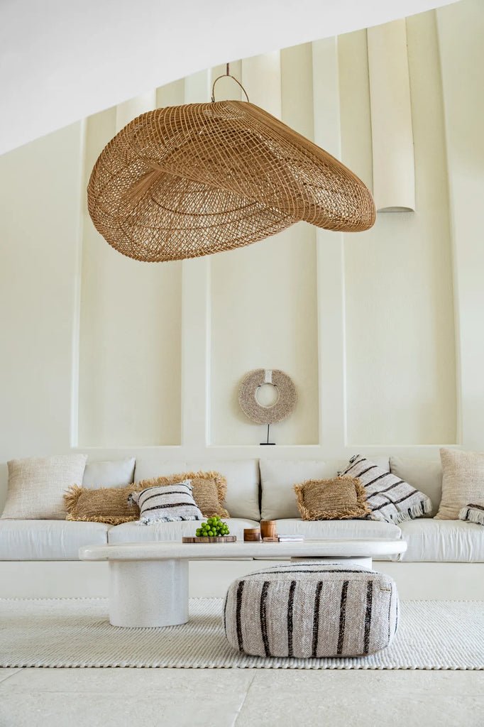 The Oh My Gee Pouffe - Bohemian White - Skandi London