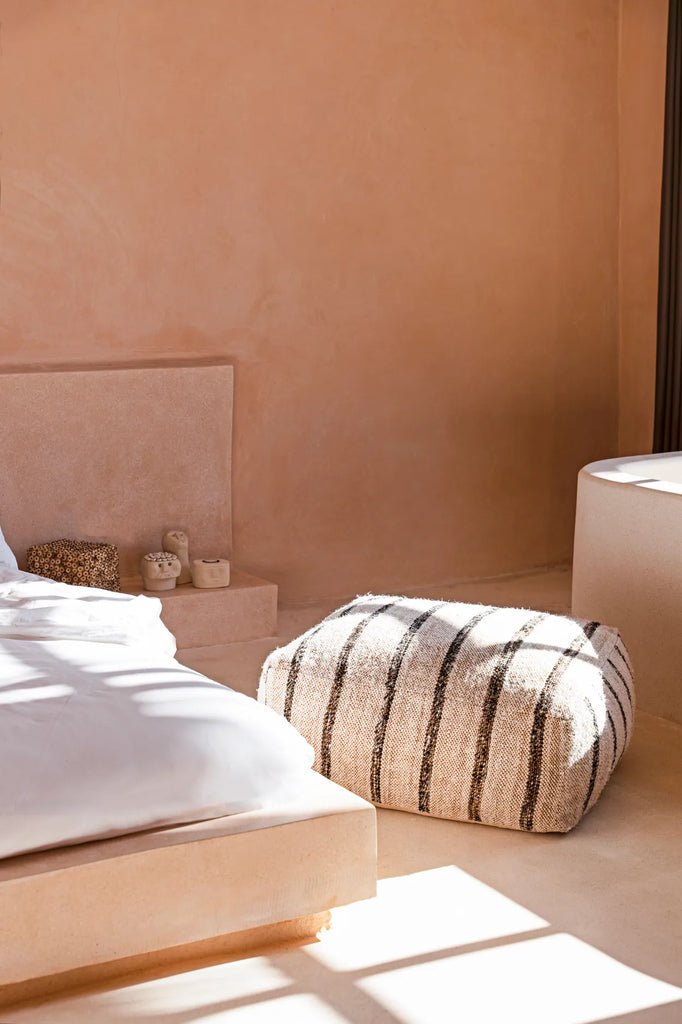 The Oh My Gee Pouffe - Bohemian White - Skandi London