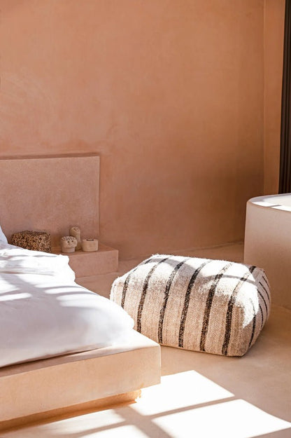 The Oh My Gee Pouffe - Bohemian White - Skandi London