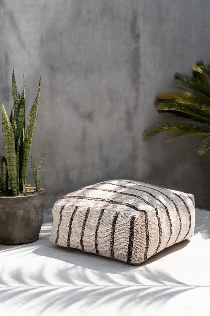 The Oh My Gee Pouffe - Bohemian White - Skandi London