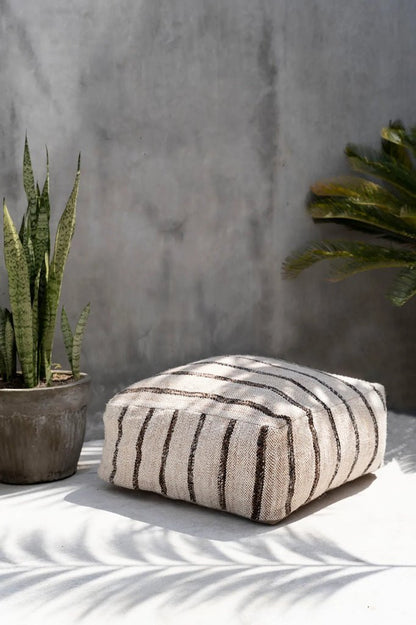 The Oh My Gee Pouffe - Bohemian White - Skandi London