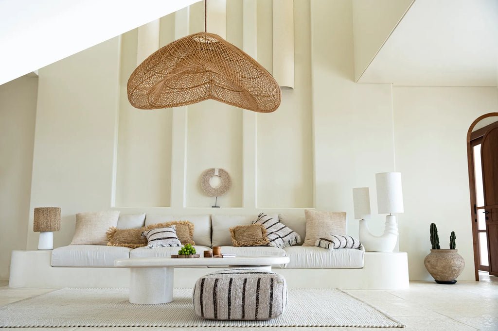 The Oh My Gee Pouffe - Bohemian White - Skandi London