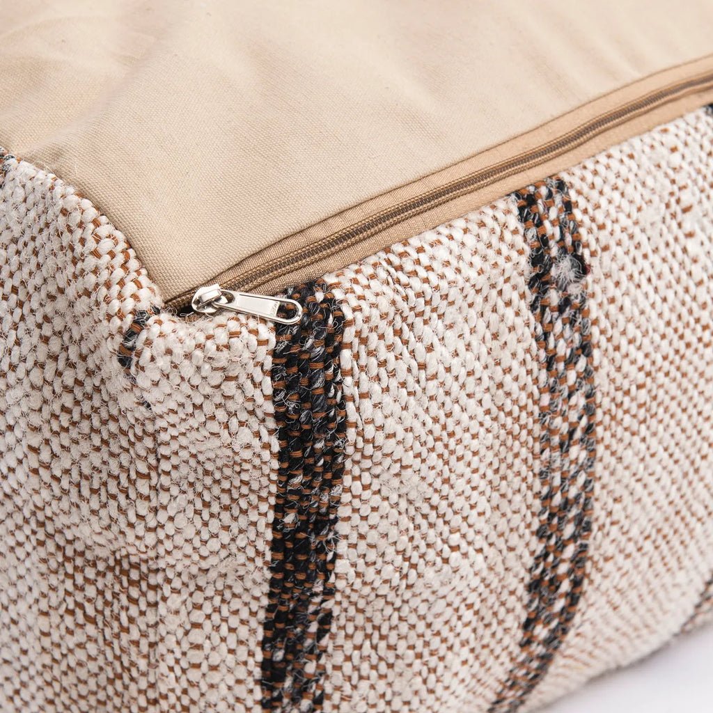 The Oh My Gee Pouffe - Bohemian White - Skandi London