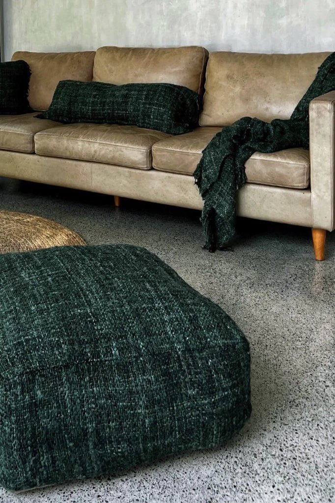 The Oh My Gee Pouffe - Forest Green - Skandi London