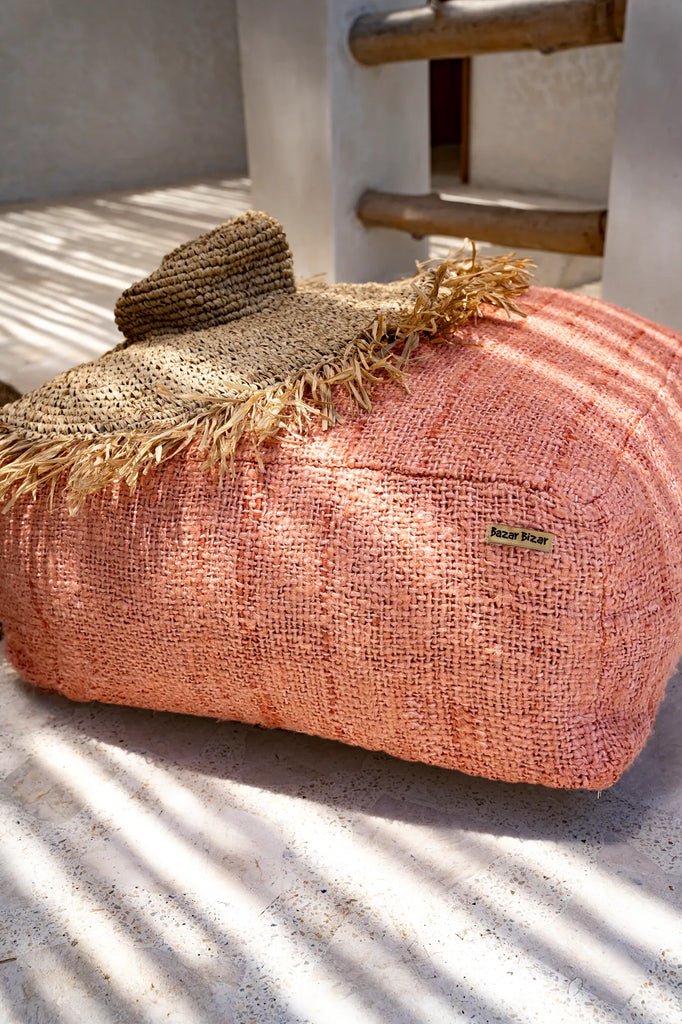 The Oh My Gee Pouffe - Salmon Pink - Skandi London