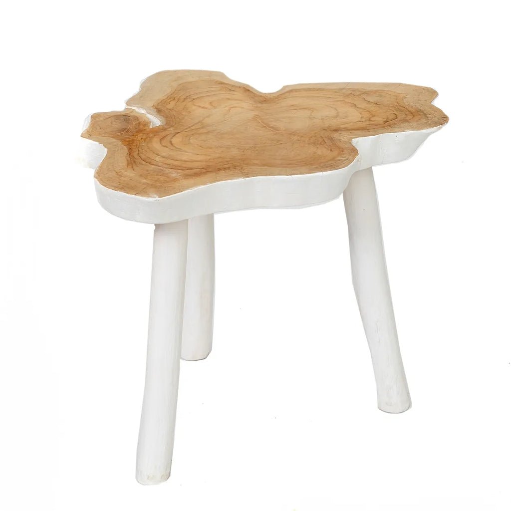 The Organic Side Table - Natural White - Skandi London