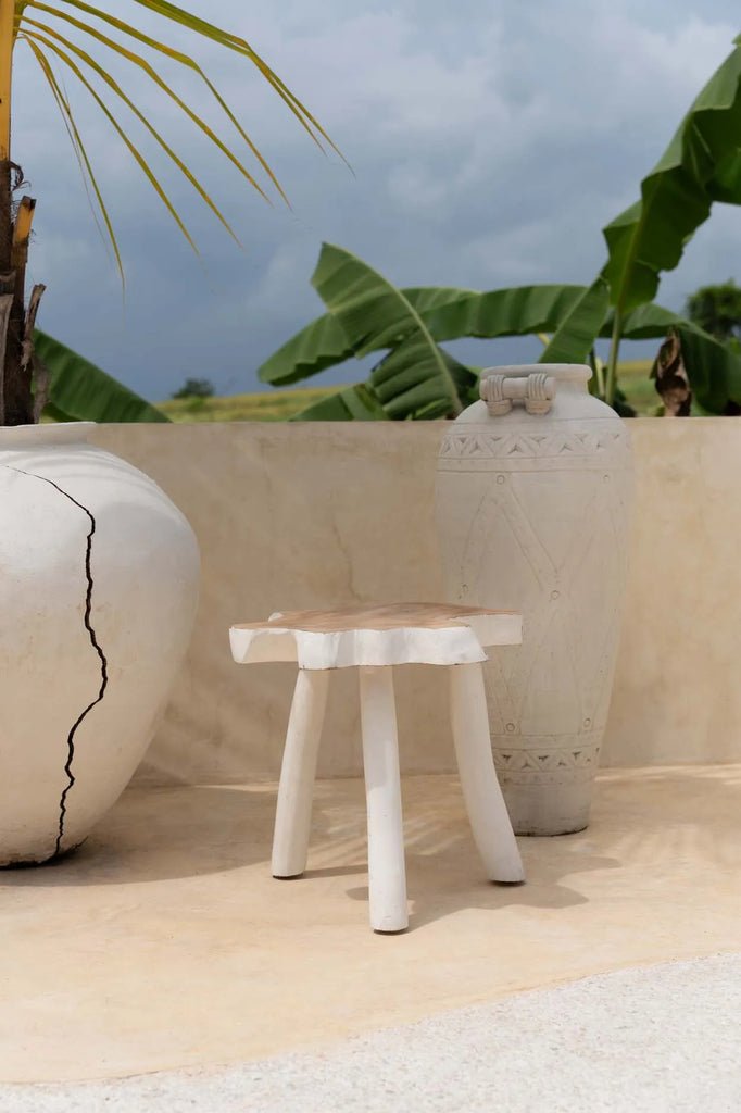 The Organic Side Table - Natural White - Skandi London