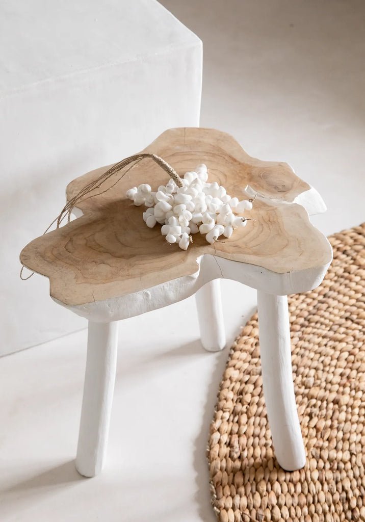 The Organic Side Table - Natural White - Skandi London