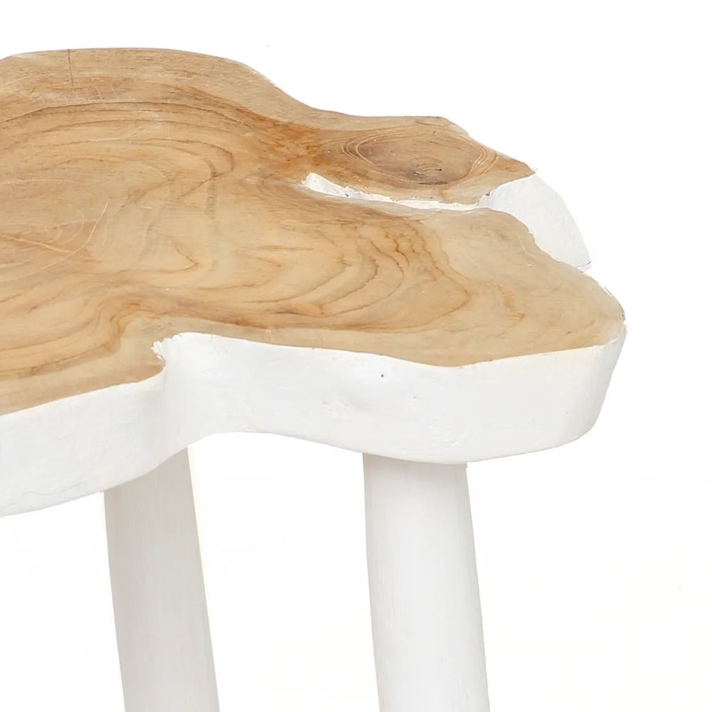 The Organic Side Table - Natural White - Skandi London