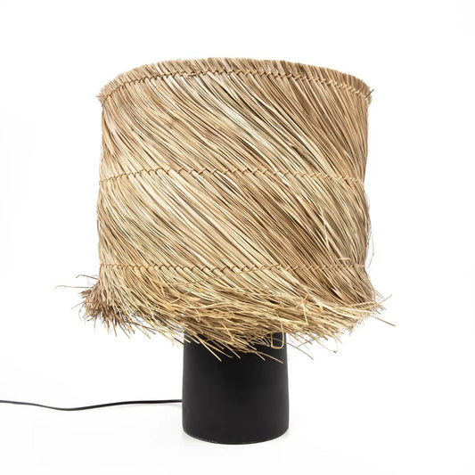 The Pandan Table Lamp - Black Natural - Skandi London