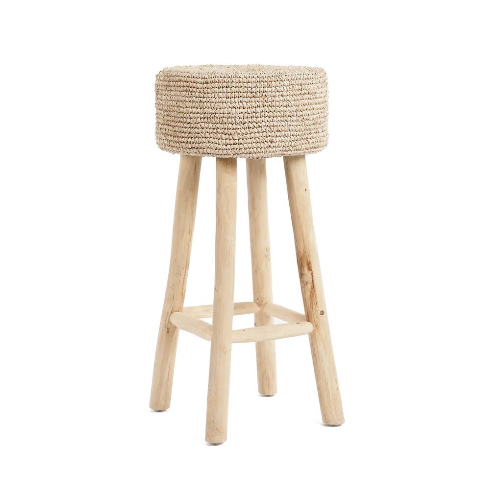 The Raffia Bar Stool - Skandi London
