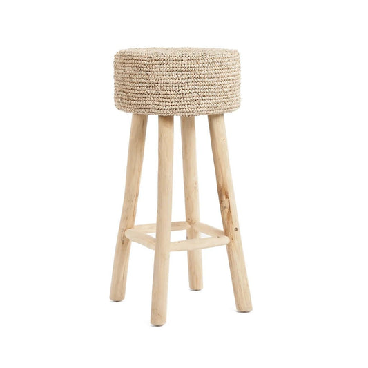 The Raffia Bar Stool - Skandi London