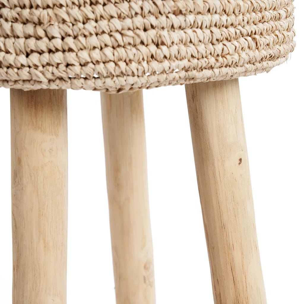 The Raffia Bar Stool - Skandi London